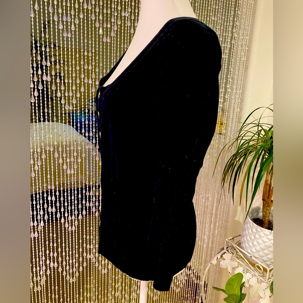 LANE BRYANT BUTTON RIBBED SWEATER - Picture 2 of 5